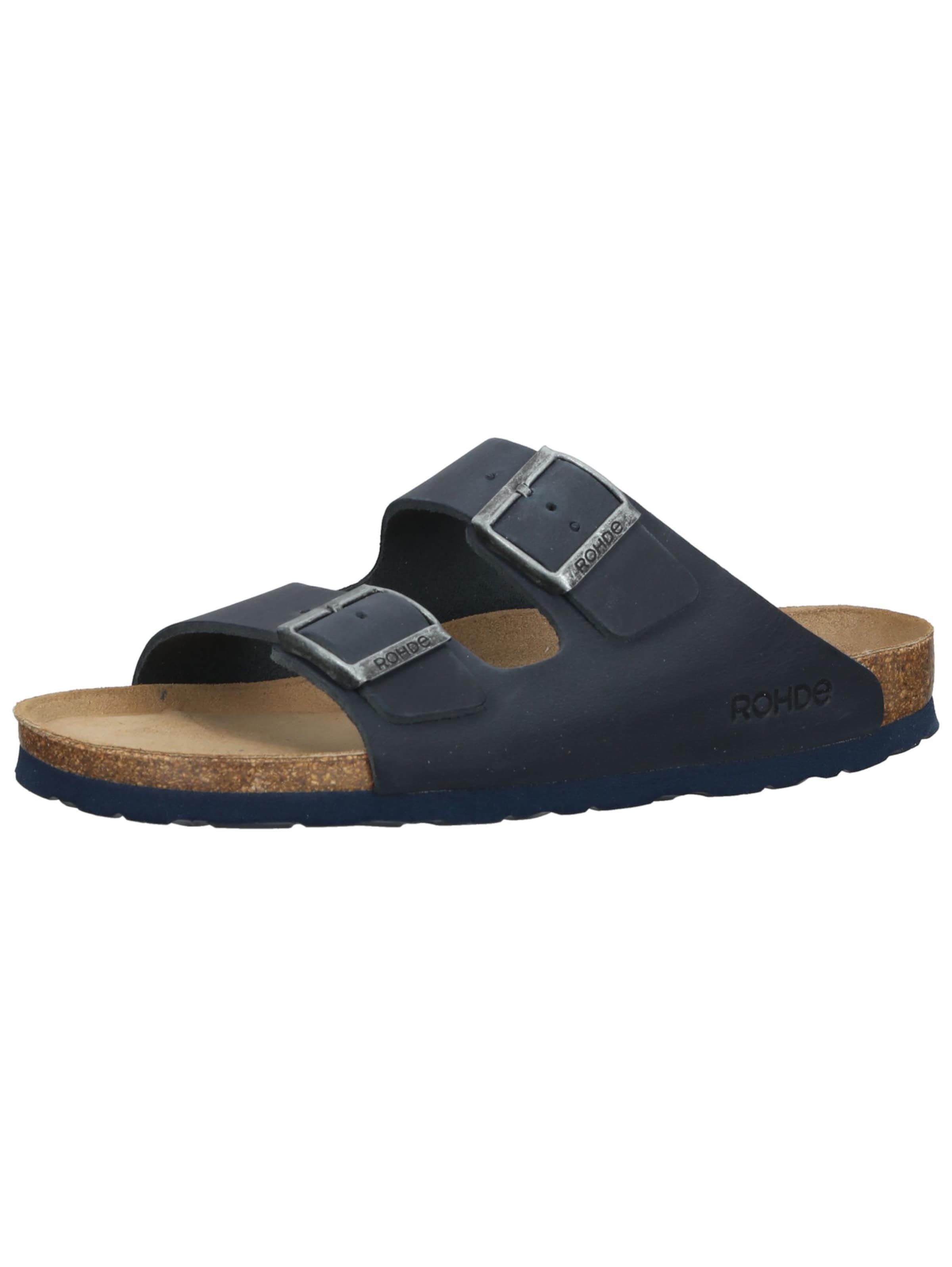 ROHDE Pantolette in Blau: Vorderseite