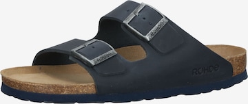 ROHDE Mules in Blue: front