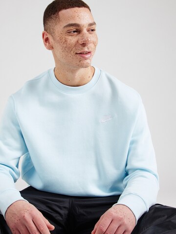 Nike Sportswear Regular fit Sweatshirt 'Club Fleece' in Blue