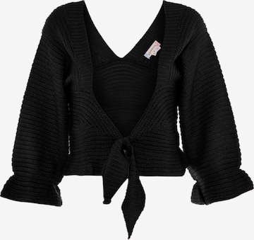 ebeeza Strickjacke in Schwarz: predná strana