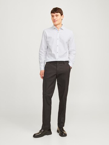 JACK & JONES Slim fit Button Up Shirt 'JPRBLAParker' in White