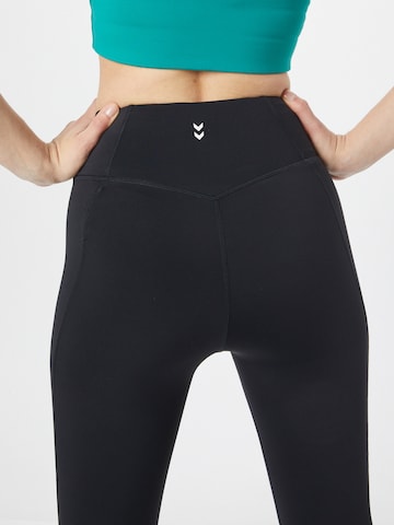 Skinny Pantalon de sport Hummel en noir