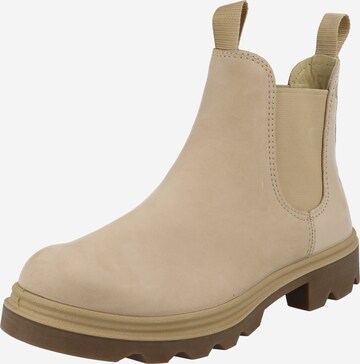 ECCO Chelsea boots 'Grainer' in Beige: voorkant