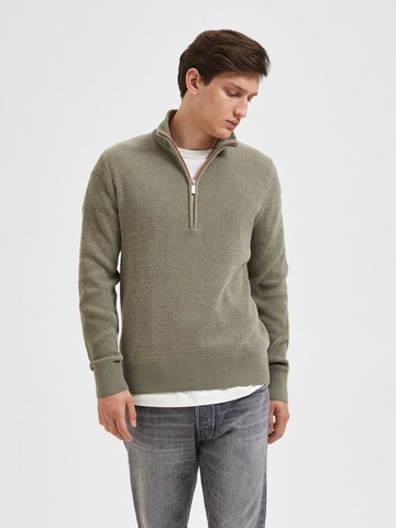 SELECTED HOMME Pullover i grøn: forside