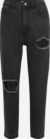 Missguided Petite Regular Jeans 'RIOT' in Black: front