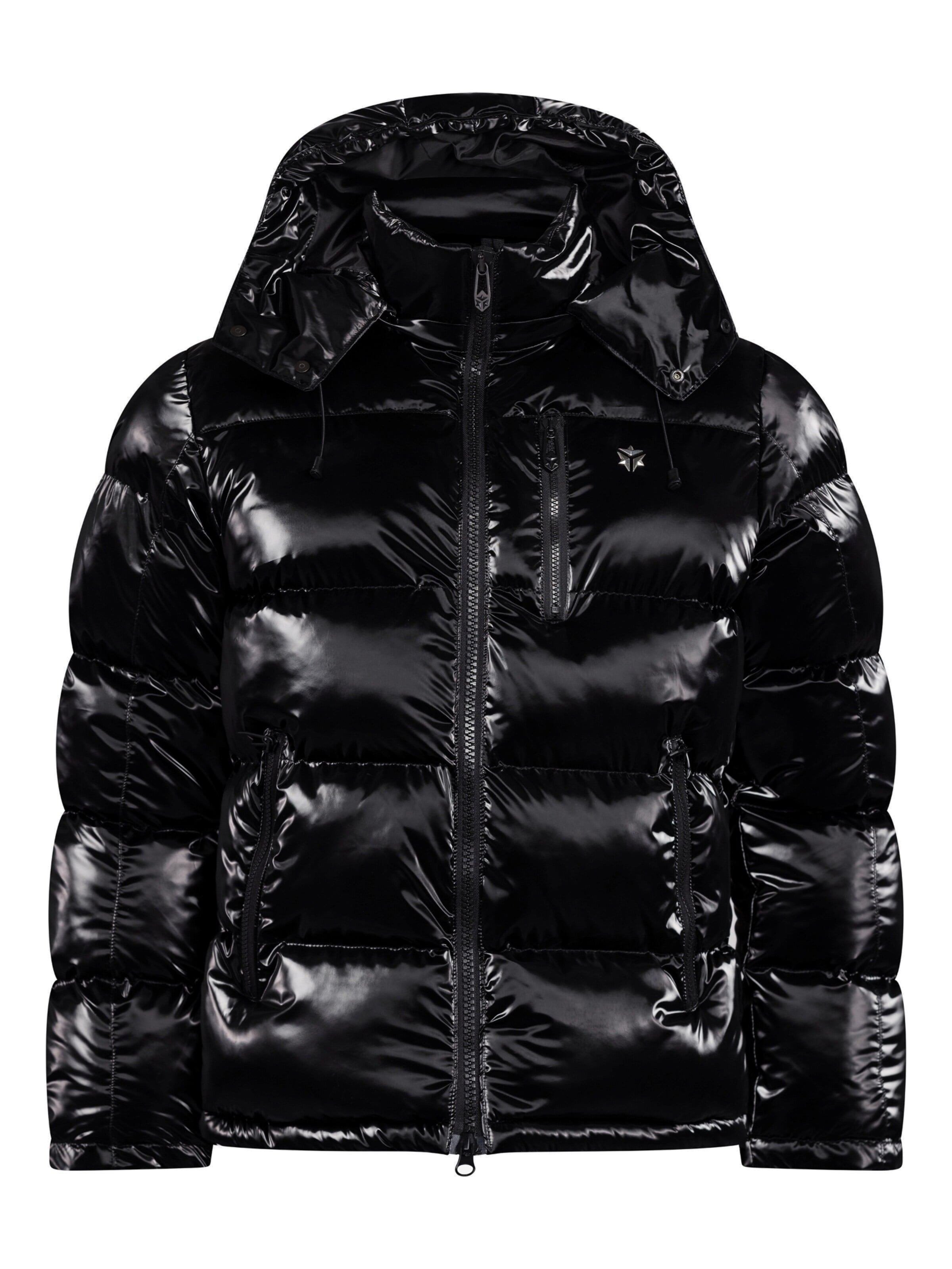 YVZ Denim Winter jacket 'Nebula' in Black: front