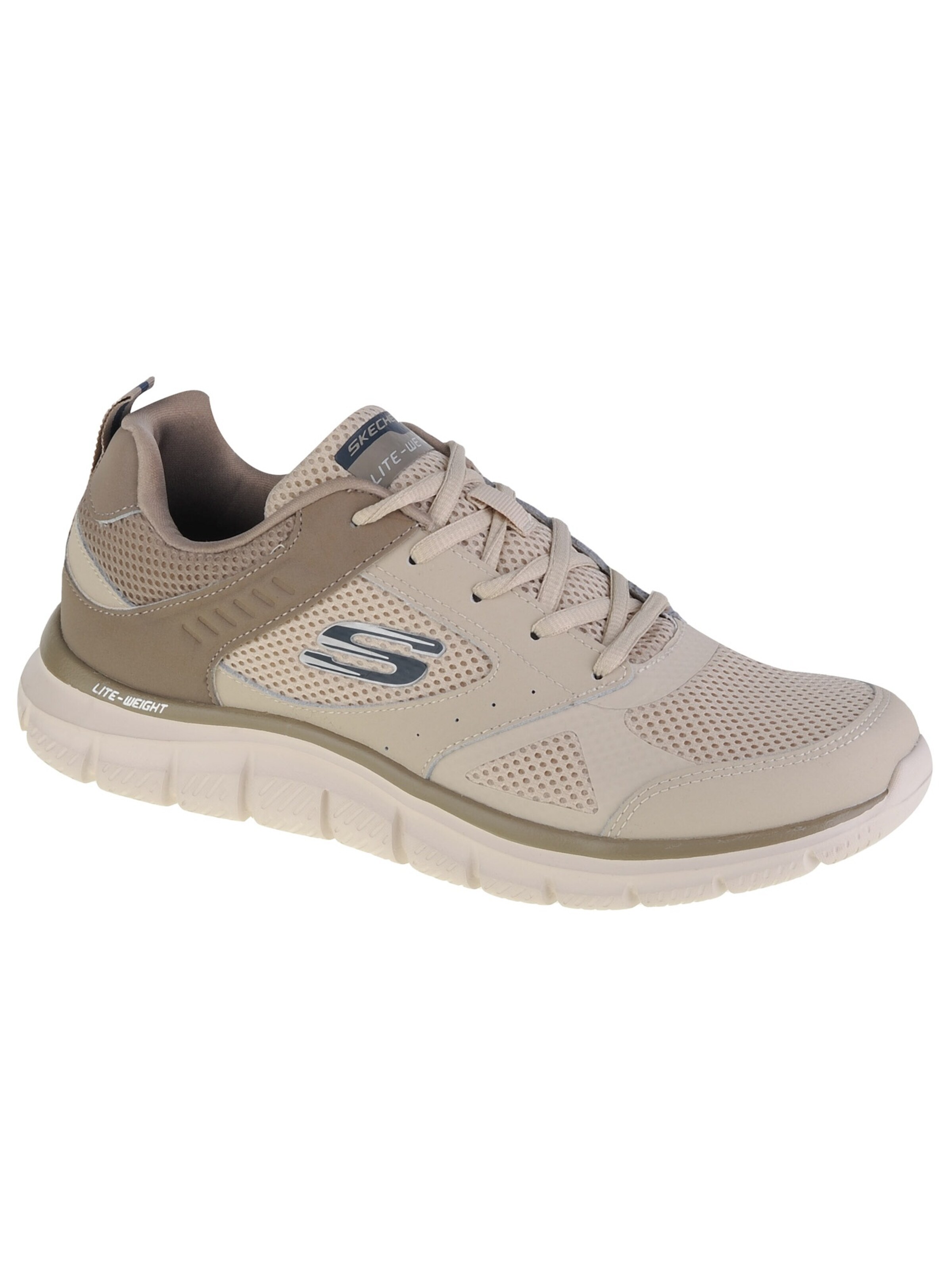 SKECHERS Platform trainers 'Skechers Track-Syntac' in Beige: front
