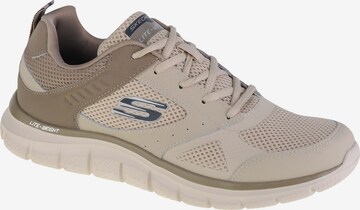 SKECHERS Platform trainers 'Skechers Track-Syntac' in Beige: front