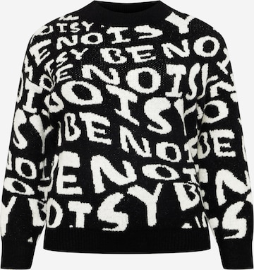 Pullover 'Noise' di Noisy may in nero: frontale