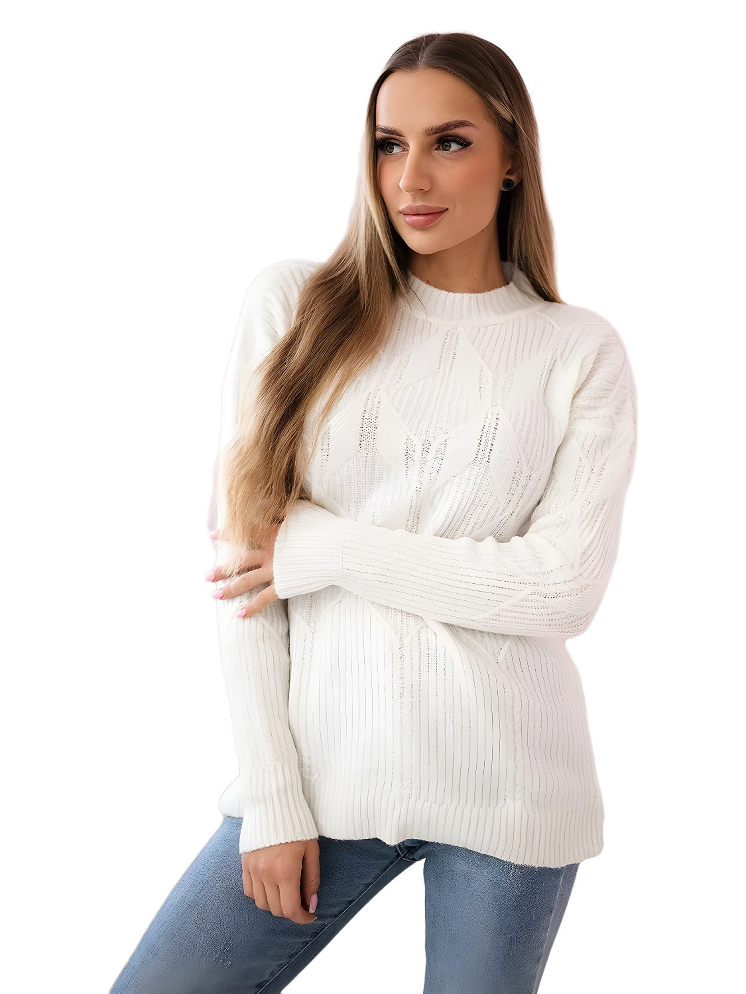 Lumera Sweter w kolorze beżowy: przód