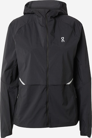 On Sports jacket in Black: front