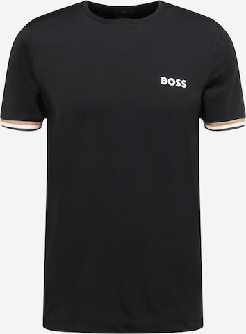 BOSS - Camiseta 'Tee MB 2' en negro: frente