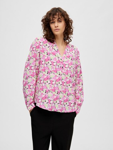 Camicia da donna di SELECTED FEMME in rosa: frontale