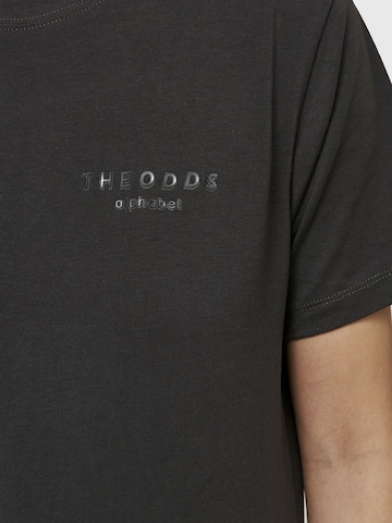 THE ODDS T-Shirt 'Regular Fit T-Shirt/ alphabet' in Grau