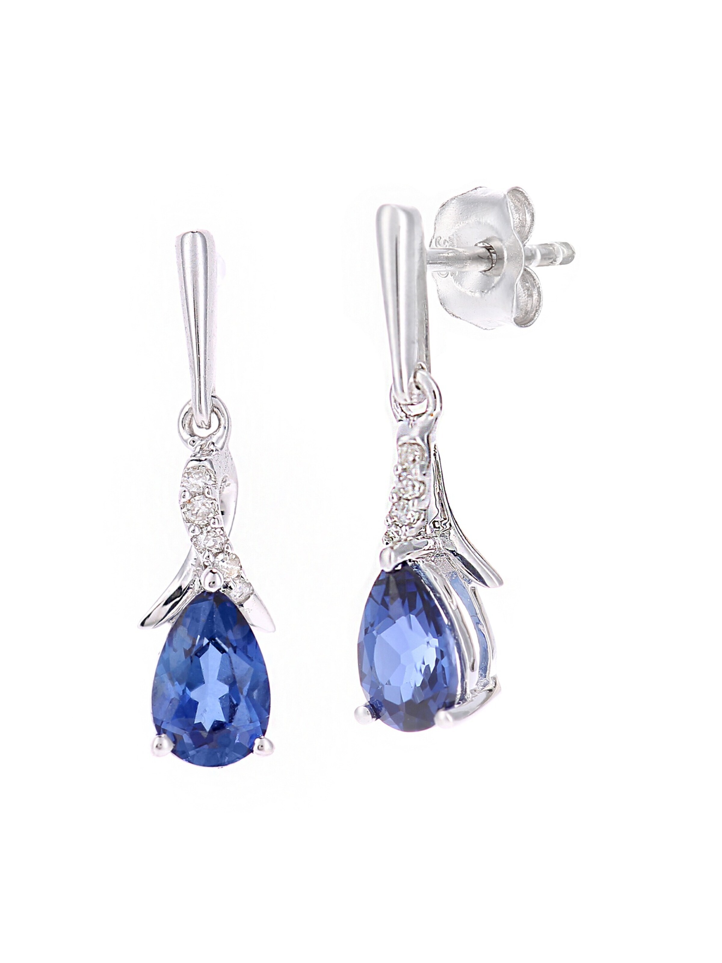 DIAMANT LETERNEL Earrings in Silver: front
