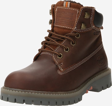 Dockers by Gerli Boots i brun: forside