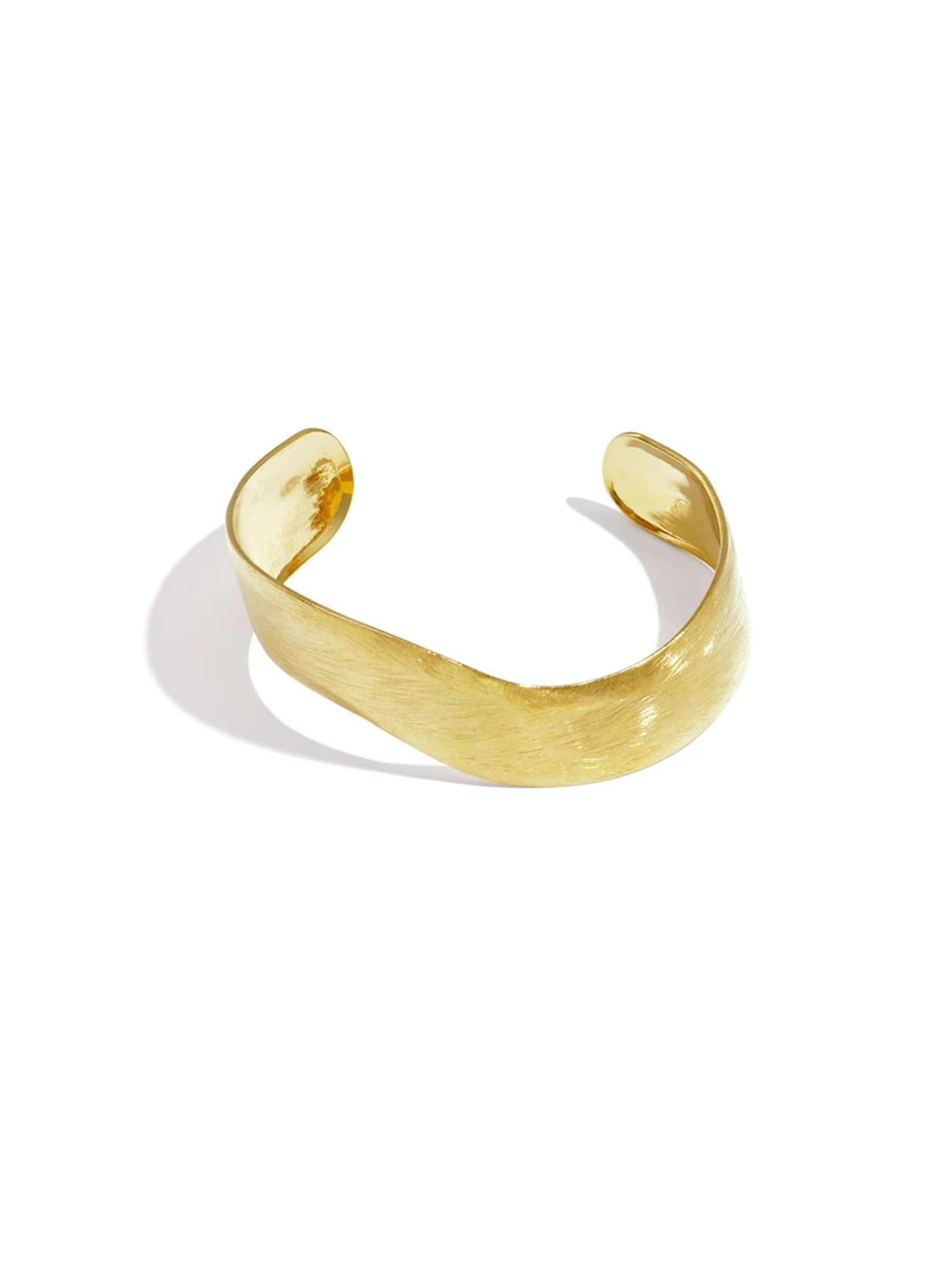 Bracelet 'Onda' ETNÉE en or : devant