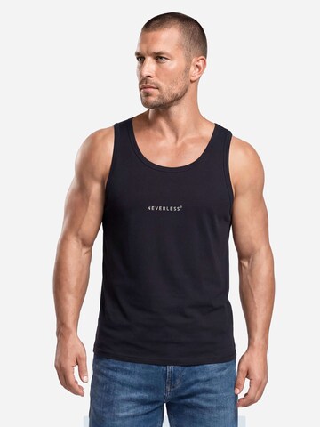 Neverless Shirt 'Palm Vibes' in Black: front