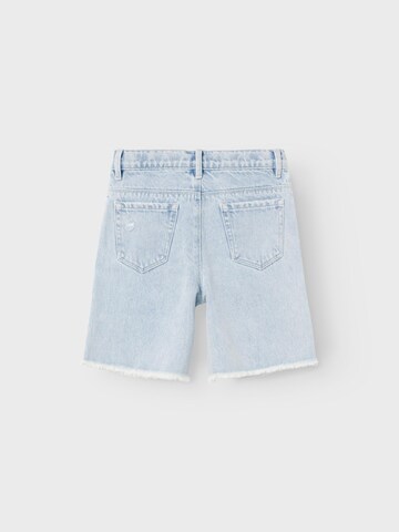 NAME IT Regular Shorts 'BELLA' in Blau