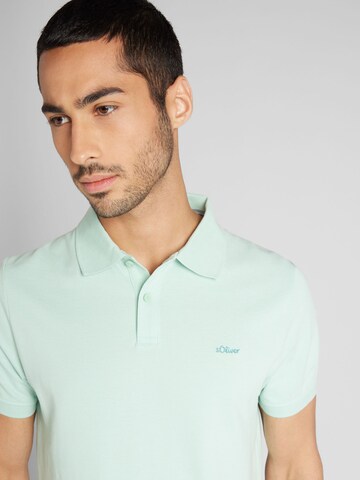 s.Oliver Poloshirt in Grün