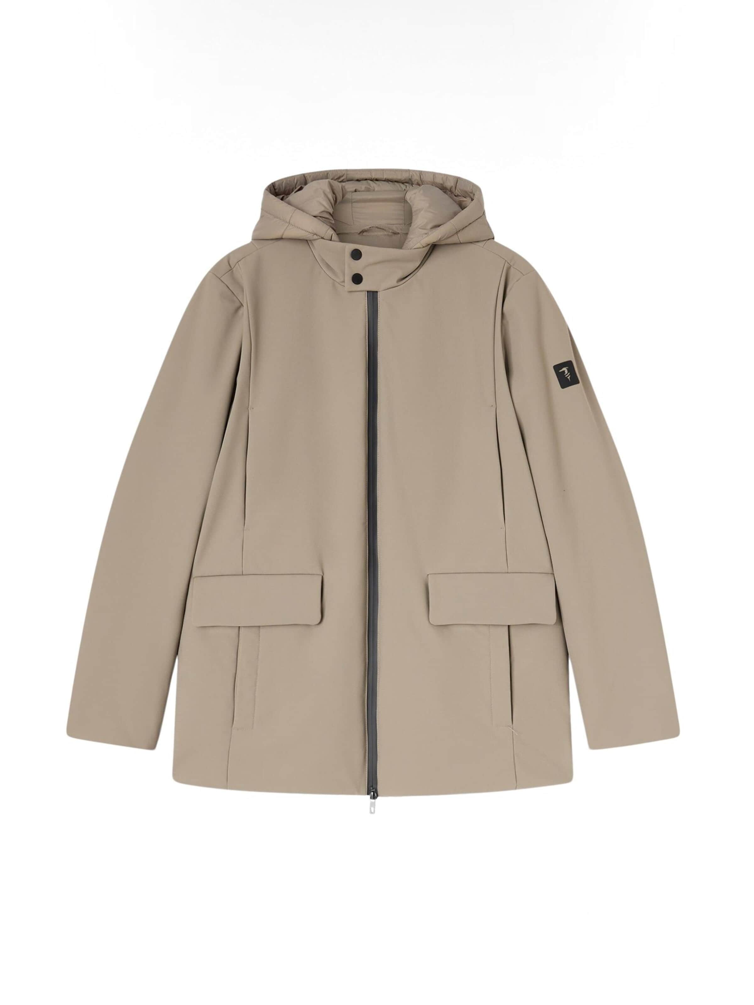 Cappotto invernale di Trussardi in beige: frontale