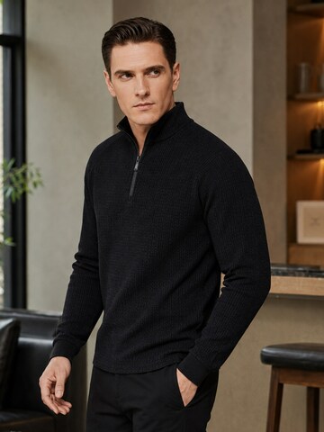 ALLTHEMEN Sweatshirt 'Stille' in Black