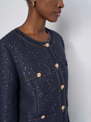 Salsa Jeans Tussenjas in Blauw
