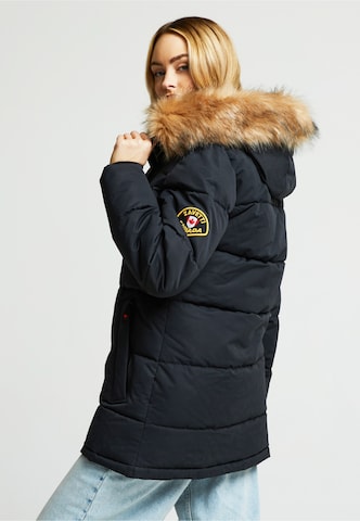 Manteau d’hiver 'Goshawa' Zavetti Canada en noir