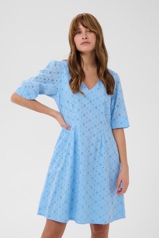 CULTURE Kleid 'CUAdelfine' in Blau: Vorderseite