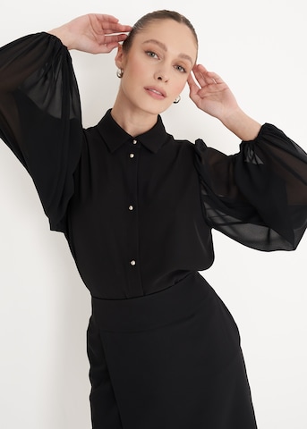 Camomilla Blouse 'CANDIDA' in Zwart