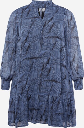 KAFFE CURVE Kleid 'Jenna' in blau / schwarz, Produktansicht