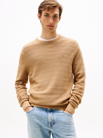 TOMMY HILFIGER Πουλόβερ σε καφέ: μπροστά