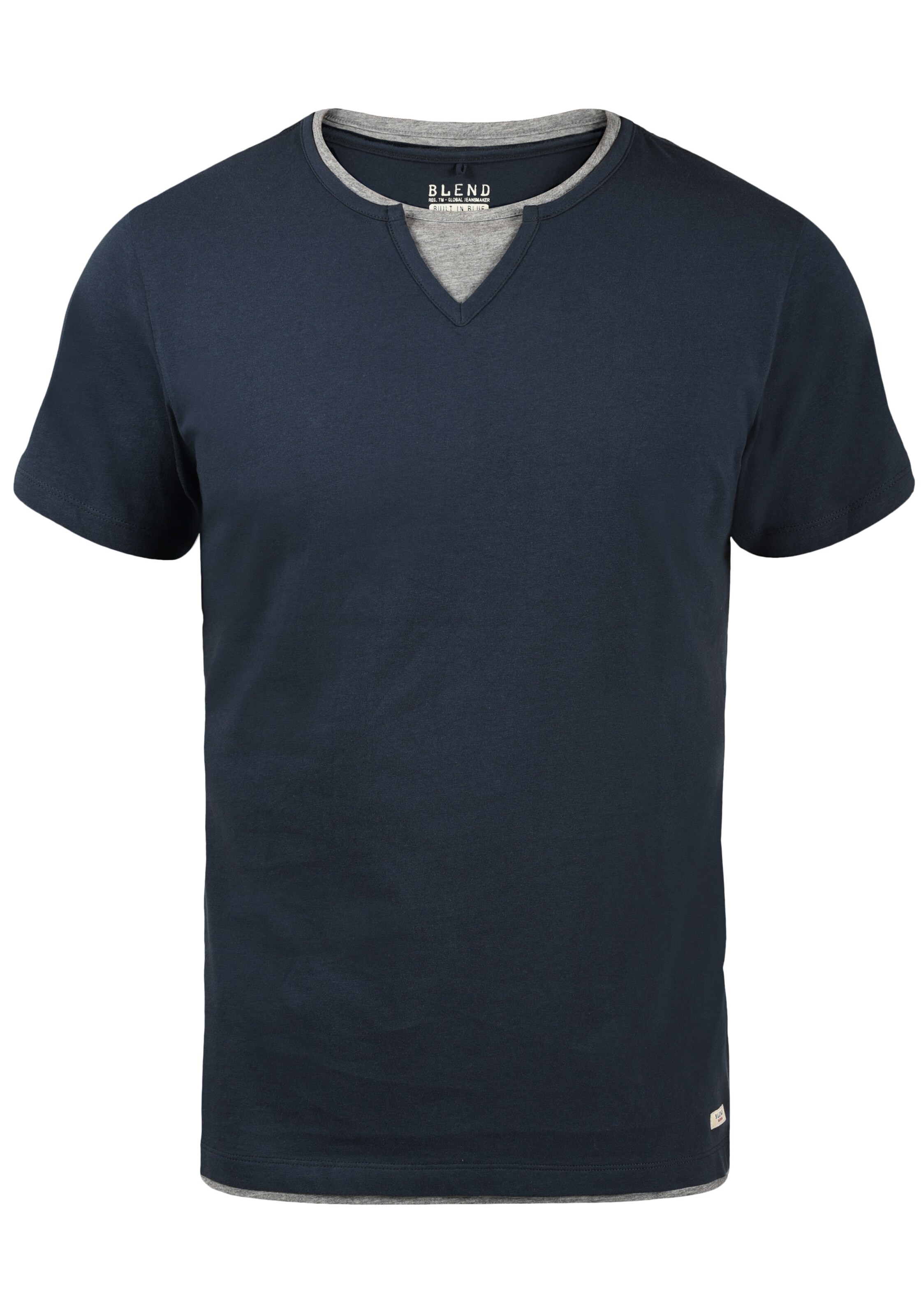 T-Shirt 'Leonis' BLEND en bleu : devant