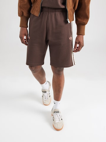 Regular Pantalon 'PARIS' ADIDAS ORIGINALS en marron : devant