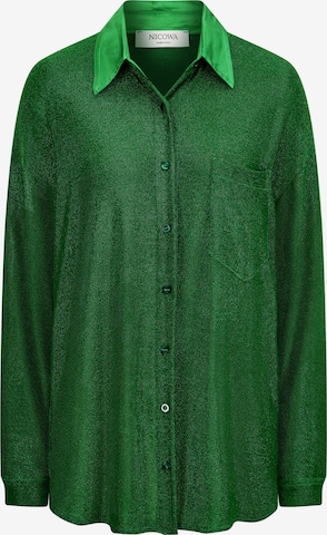 Nicowa Blouse 'LOPAWI' in Green: front