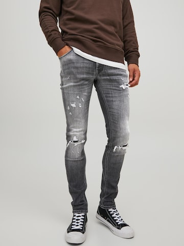 JACK & JONES Skinny Jeans 'Liam Seal' in Black: front