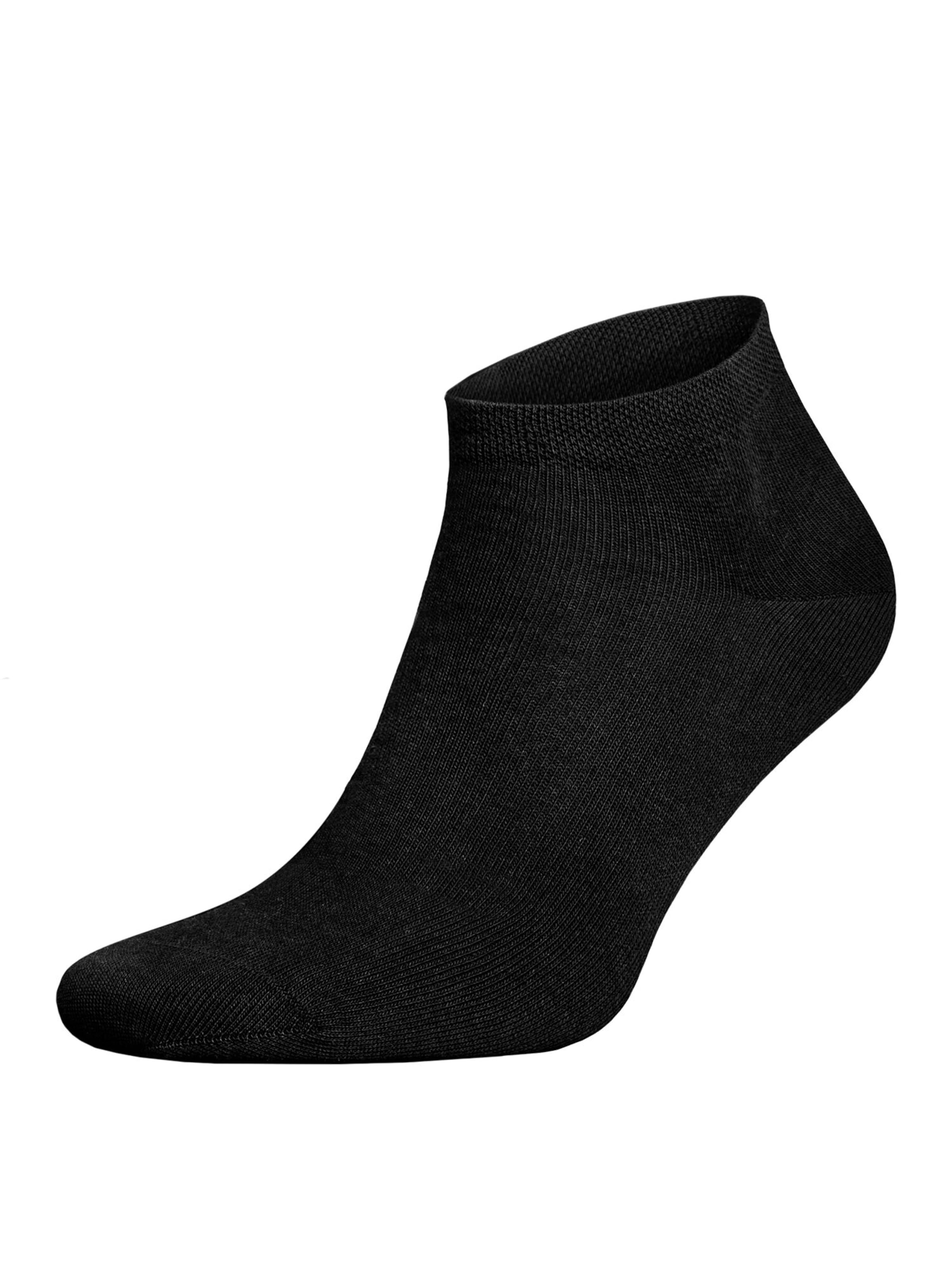 Chaussettes 'Relax Cotton' Hudson en noir : devant