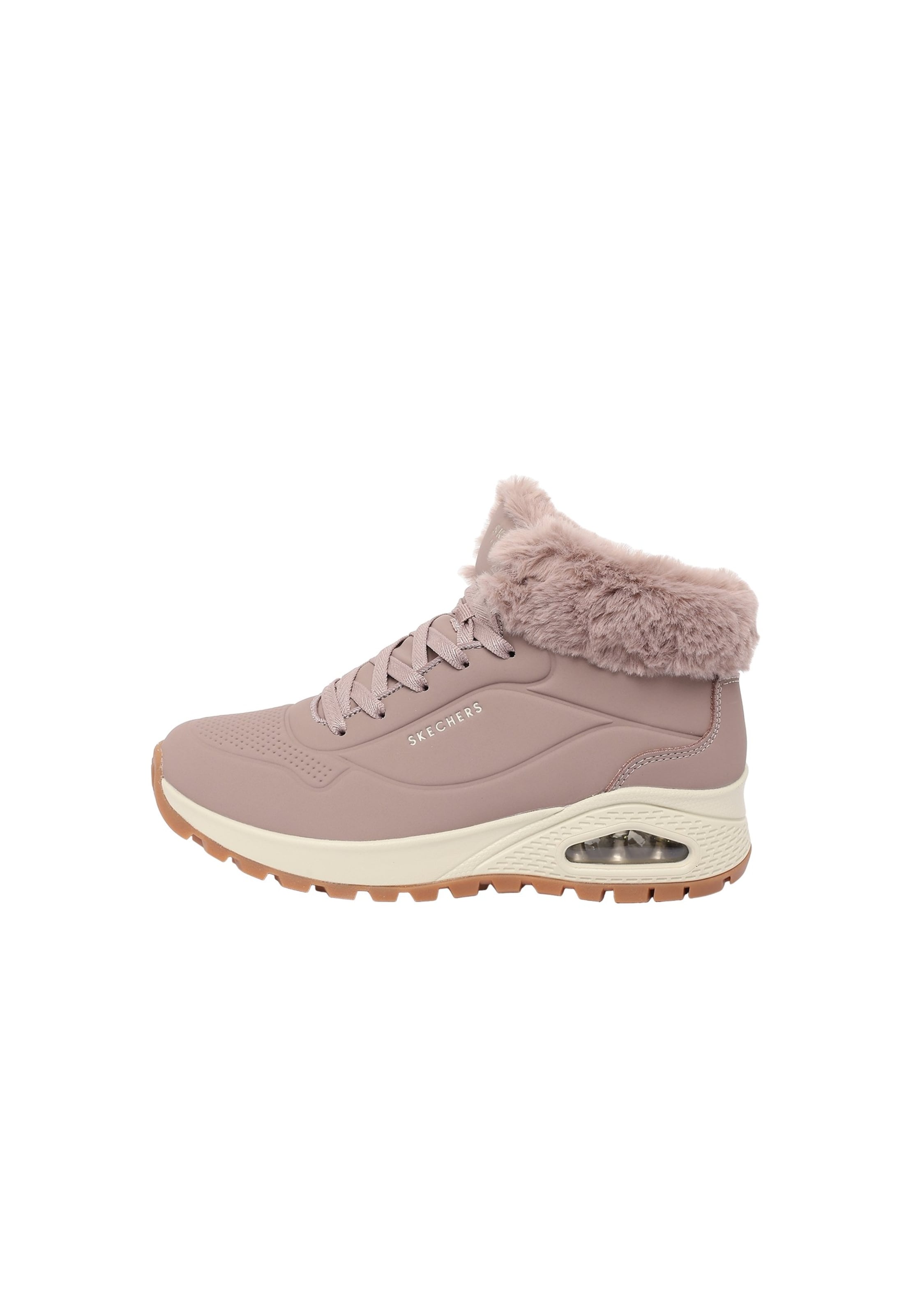 SKECHERS Schnürstiefelette 'UNO RUGGED' in Lila: Vorderseite