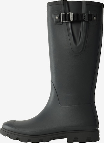 Bottes en caoutchouc HUNTER en noir : devant