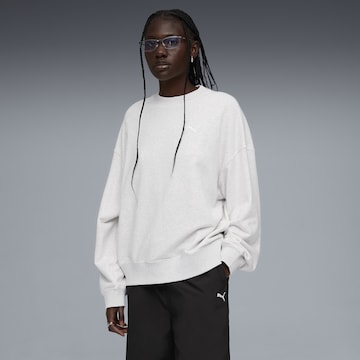 PUMA Sweatshirt 'Wardrobe Essentials' in Weiß: Vorderseite