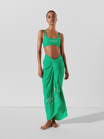 Karl Lagerfeld Пляжное полотенце 'Hotel' в Зеленый