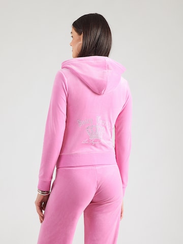 Veste de survêtement 'GOTHIC CROWN' Juicy Couture en rose : devant