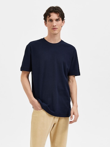 SELECTED HOMME T-Shirt 'Nolan' in Blau: predná strana