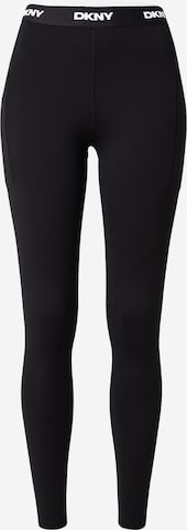 DKNY Performance Skinny Športové nohavice - Čierna: predná strana