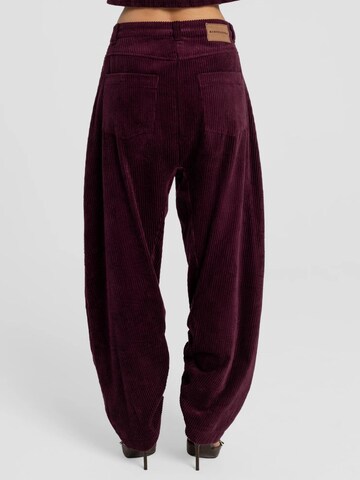 Regular Pantalon 'Barro' mandragora en violet