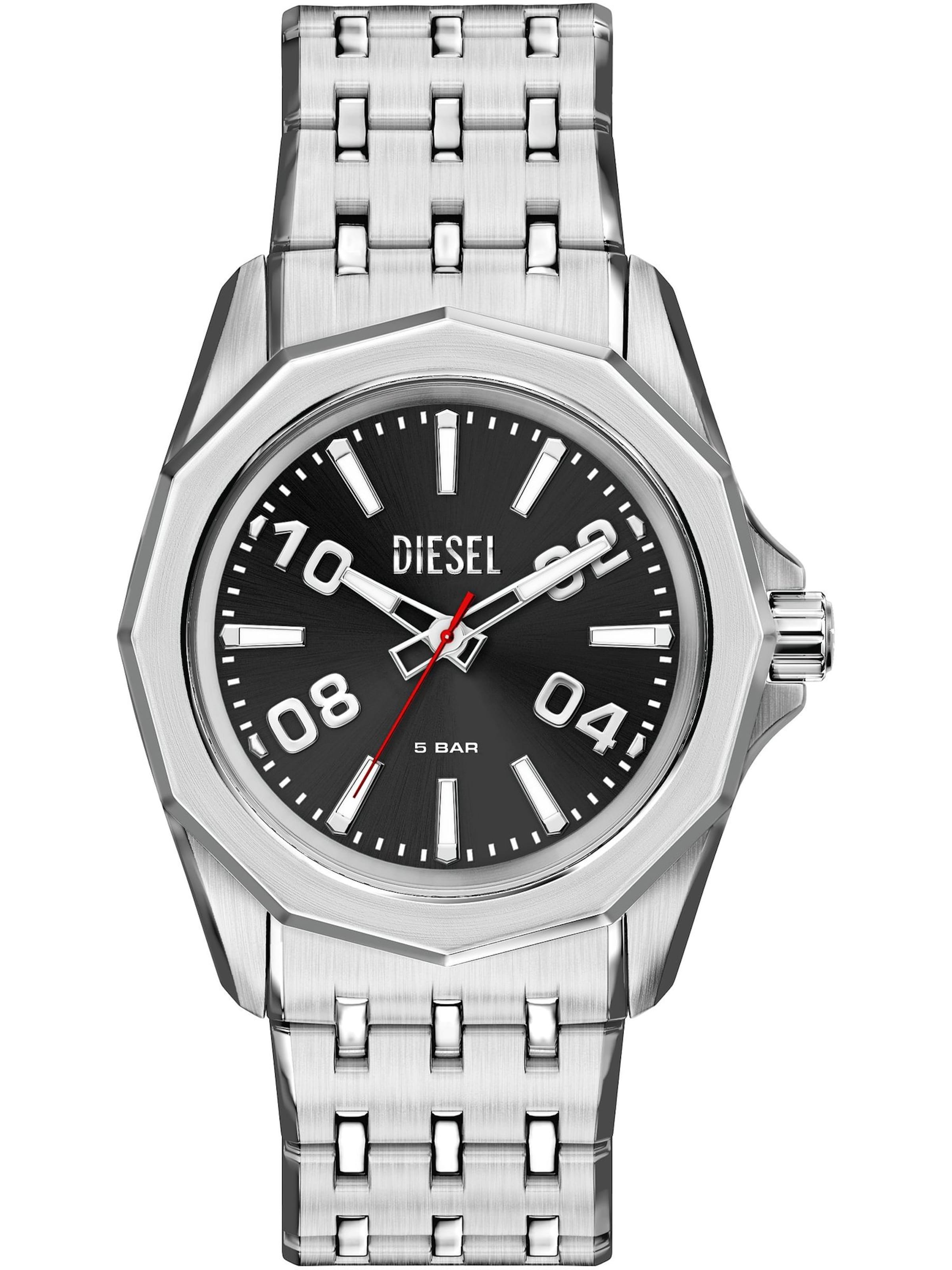 DIESEL Uhr in One Size in silber, Produktansicht