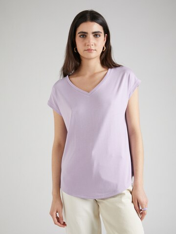 T-shirt QS en violet : devant