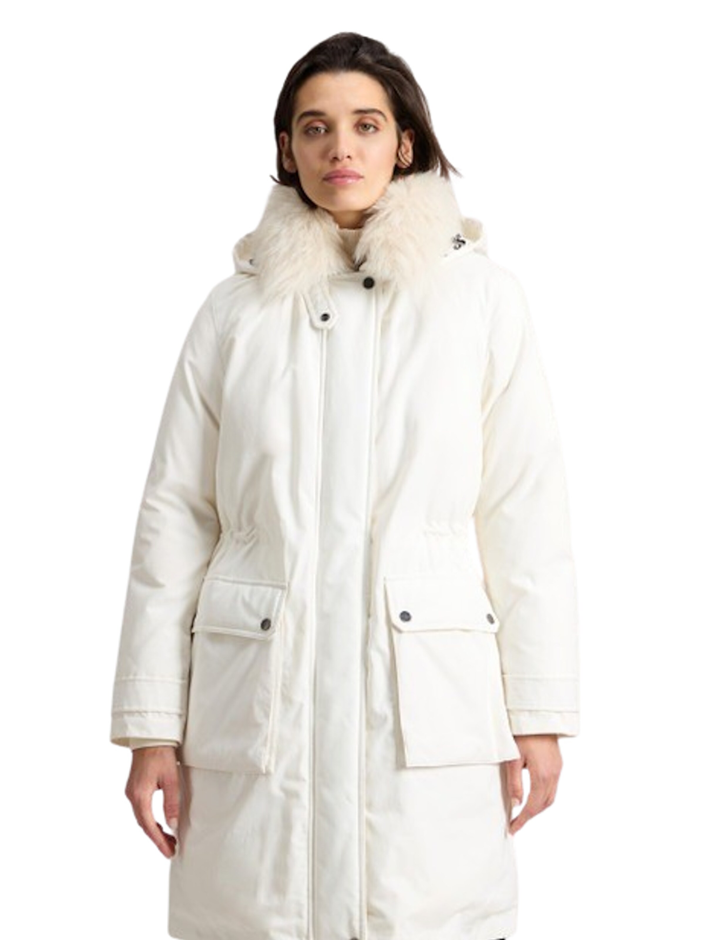 Woolrich Jacke 'Arctic' in Weiß: Vorderseite