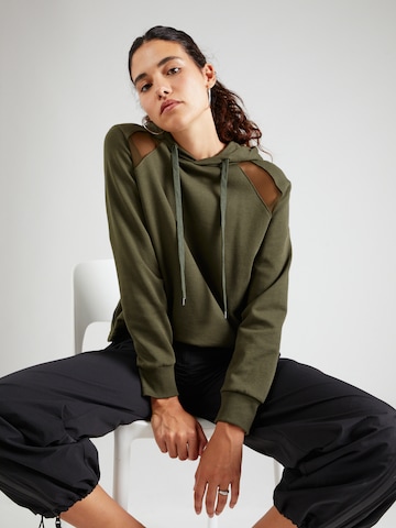 ABOUT YOU Sweatshirt 'Fabiola' in Green: front