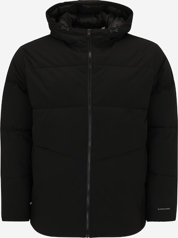 Jack & Jones Plus Зимняя куртка 'JJGLOBAL' в Черный: спереди
